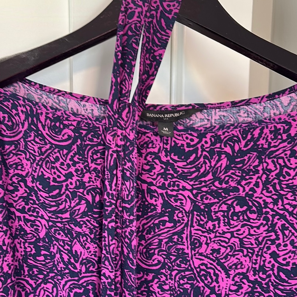 Banana Republic Pink and Blue Dress